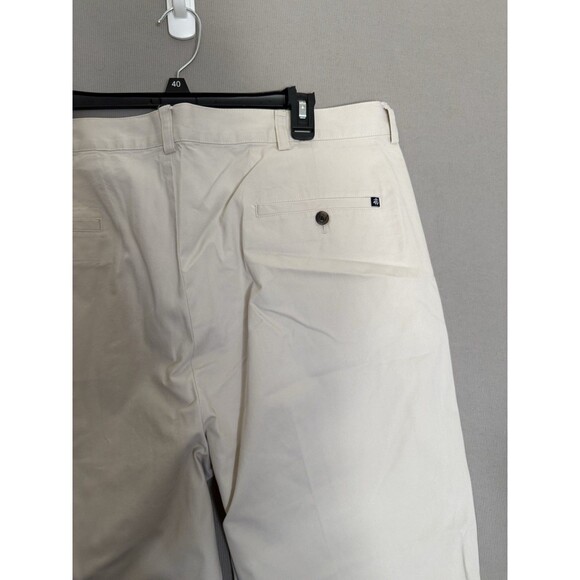Brooks Brothers Chino Pleated Pants Men 40x30 Lot Of 2 Beige Cream Cotton Preppy - Picture 14 of 14